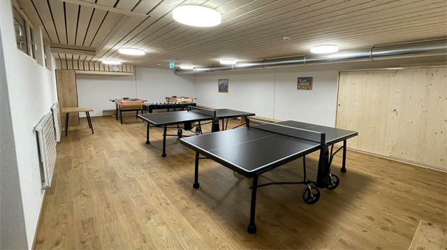 Salle de jeux après travaux