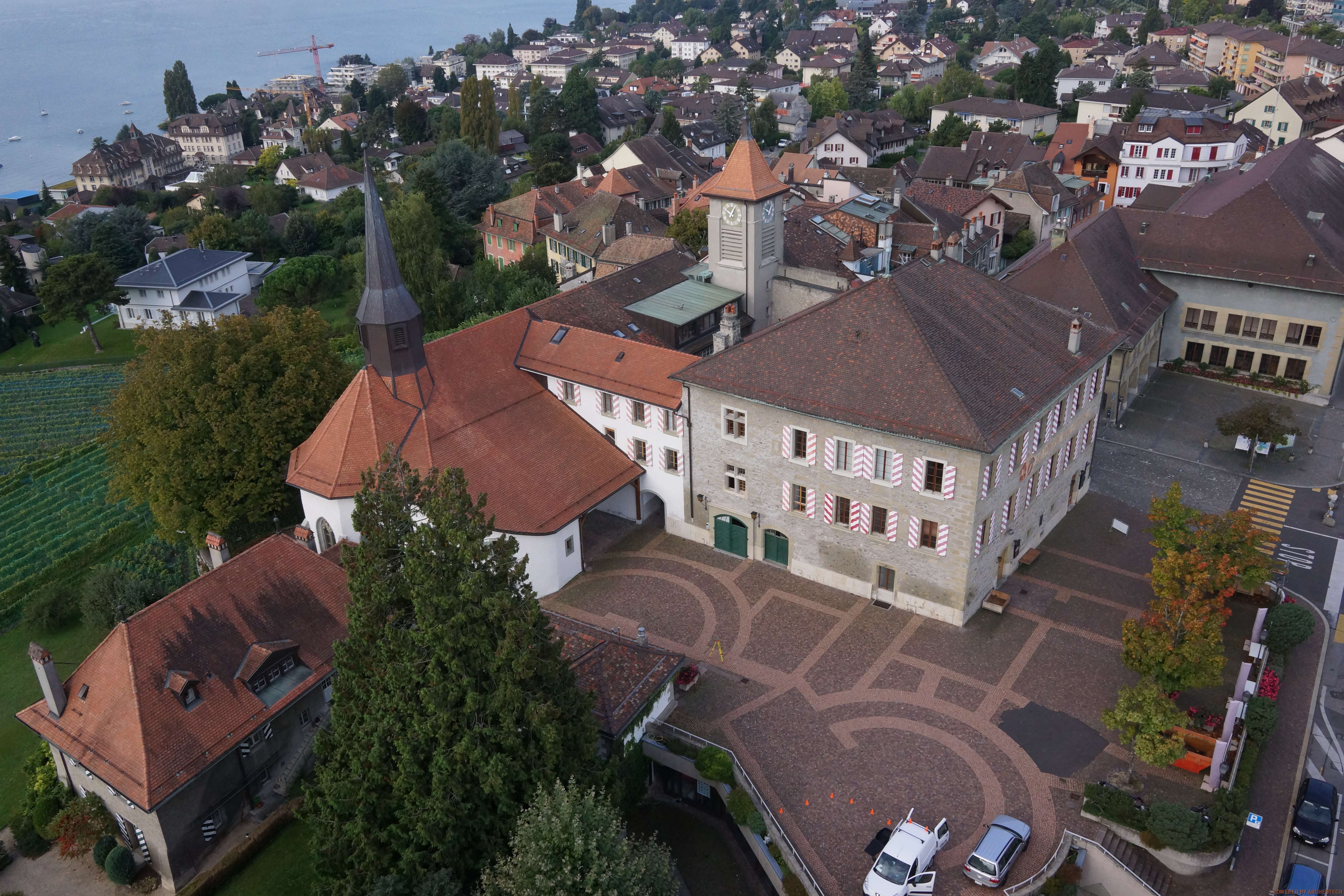 Bâtiment du Prieuré - façades est et nord