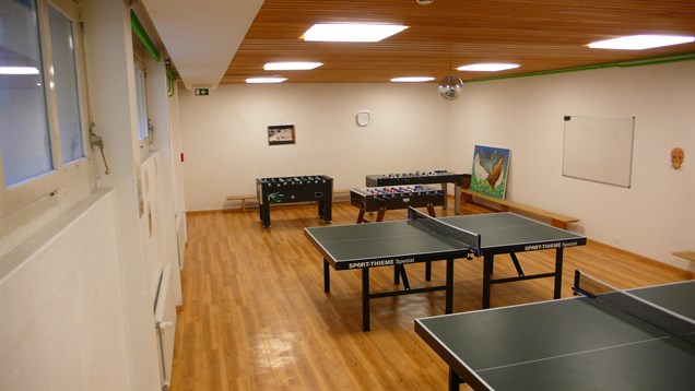 Salle de jeux avant travaux